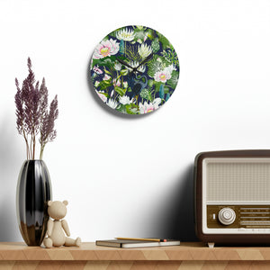 Goddess Pond Acrylic Wall Clock