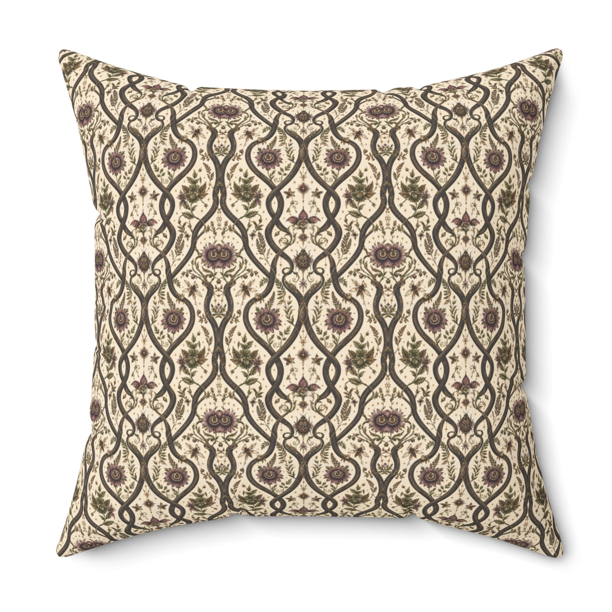 Serpent Conservatory Moon Milk Decorative Pillow
