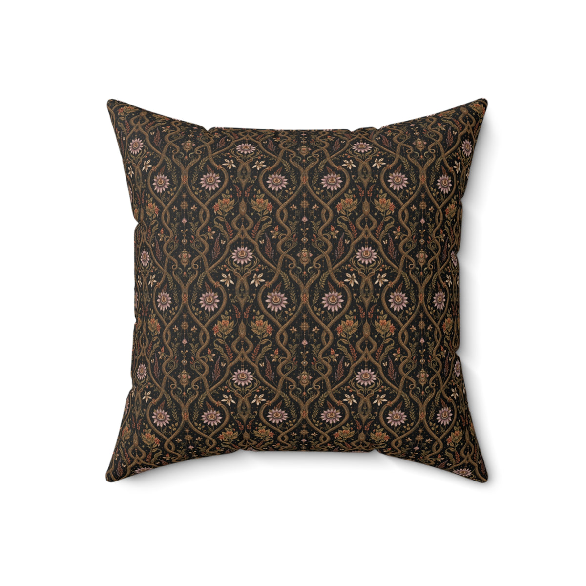 Serpent Conservatory Bronze Nocturne Decorative Pillow