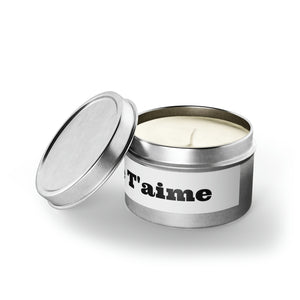 Je T'aime Tin Candle