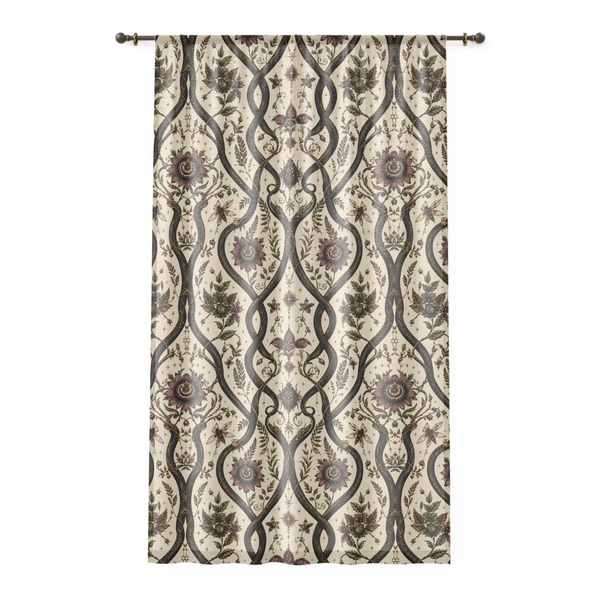 Serpent Conservatory Moon Milk Window Curtain