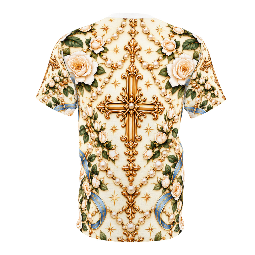 Rosary of Light Ivory All-over-print T-Shirt