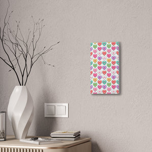 Candy Heart Stretched Canvas