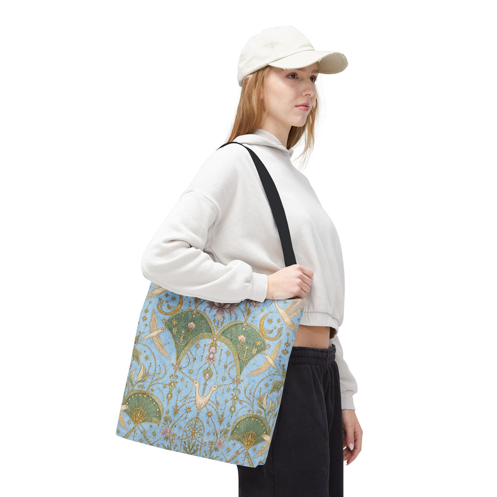Celestial Aviary Blue Hour Tote Bag