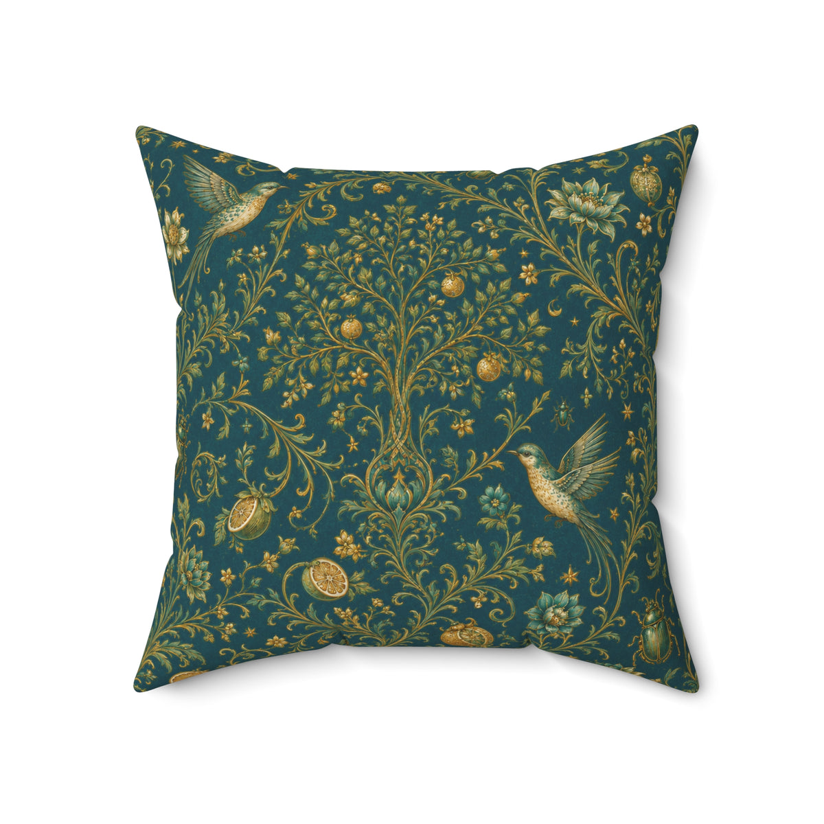 Sacred Canopy Verdigris Decorative Pillow