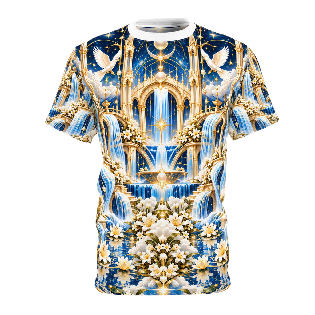 Living Waters Sanctuary Celestial Blue All-over-print T-Shirt