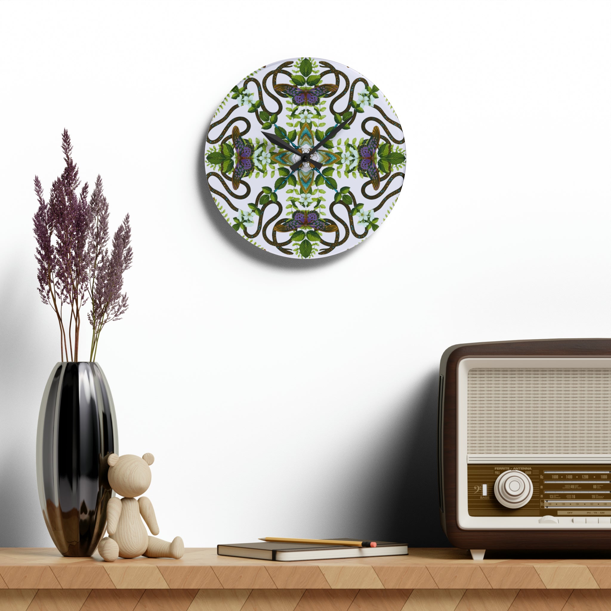 Enchanted Forest Acrylic Wall Clock
