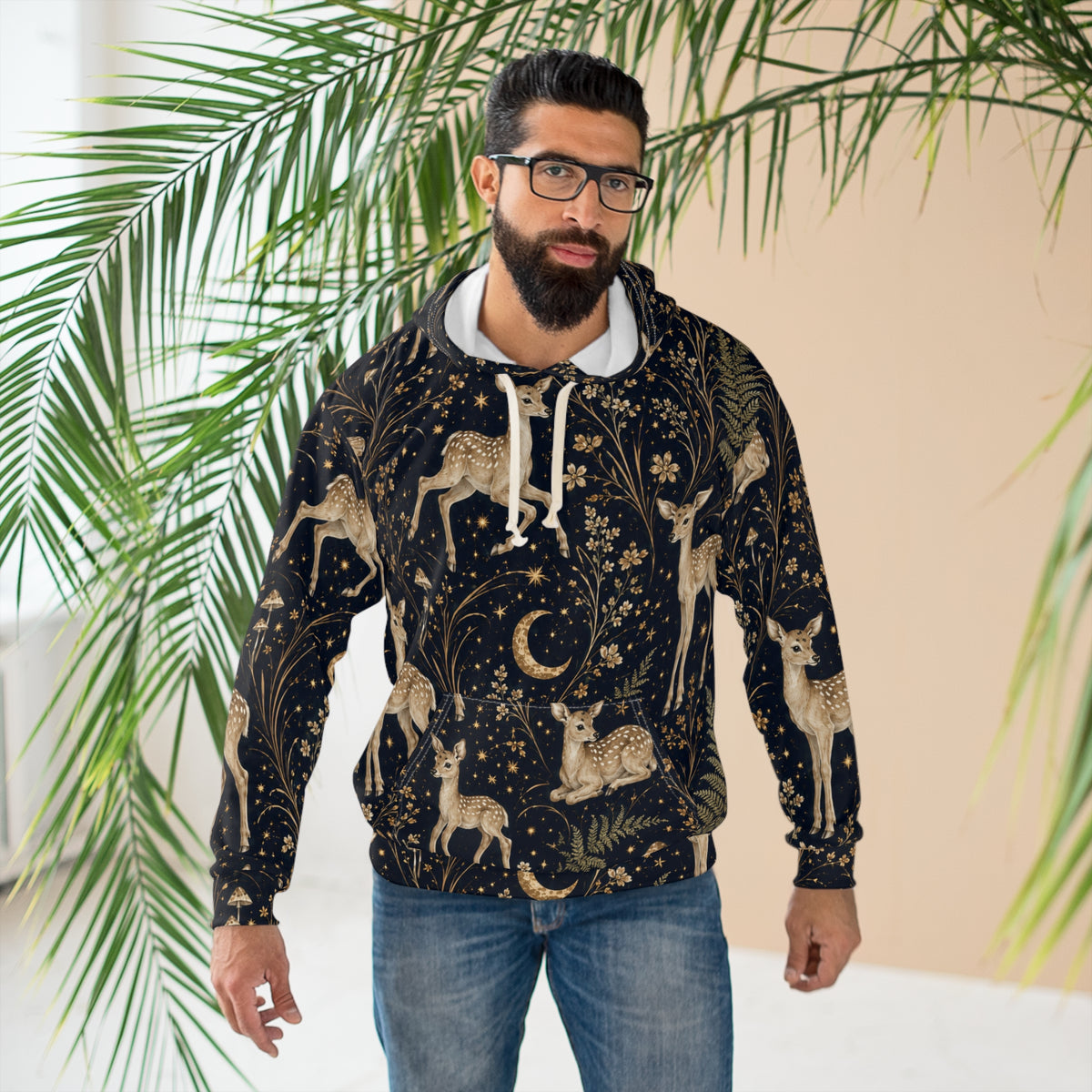 Astral Fawn Nocturne Pullover Hoodie