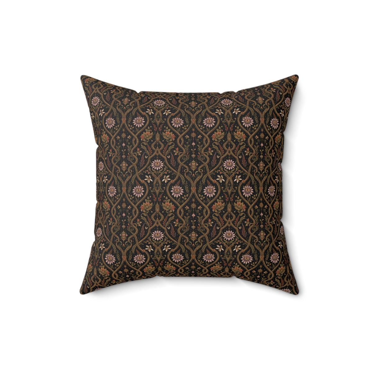 Serpent Conservatory Bronze Nocturne Decorative Pillow