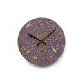 Sacred Canopy Amethyst Acrylic Wall Clock