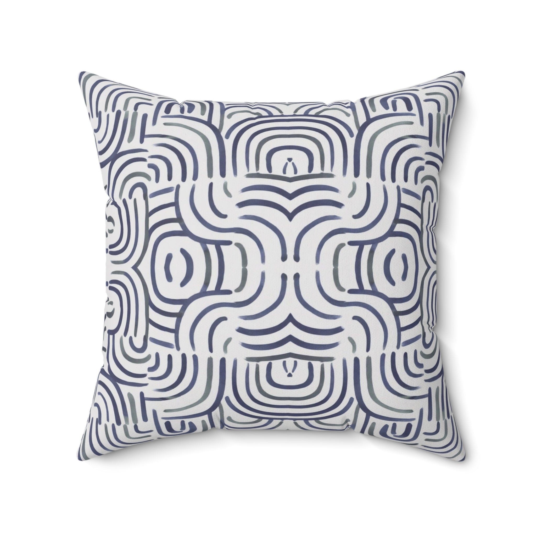 Abstract Geometric Square Pillow