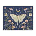 Luna Apothecary Indigo Stretched Canvas