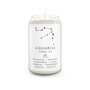 Aquarius Zodiac Luxe Candle