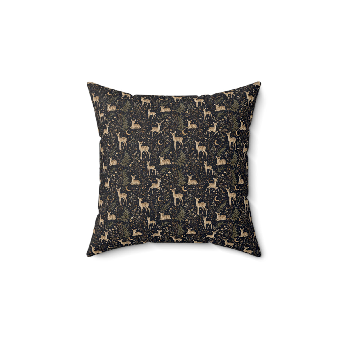 Astral Fawn Nocturne Decorative Pillow