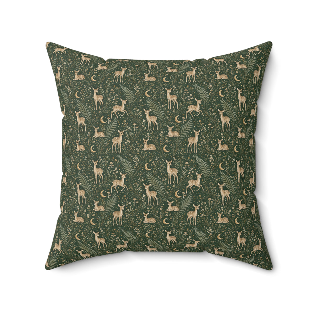 Astral Fawn Forest Decorative Pillow