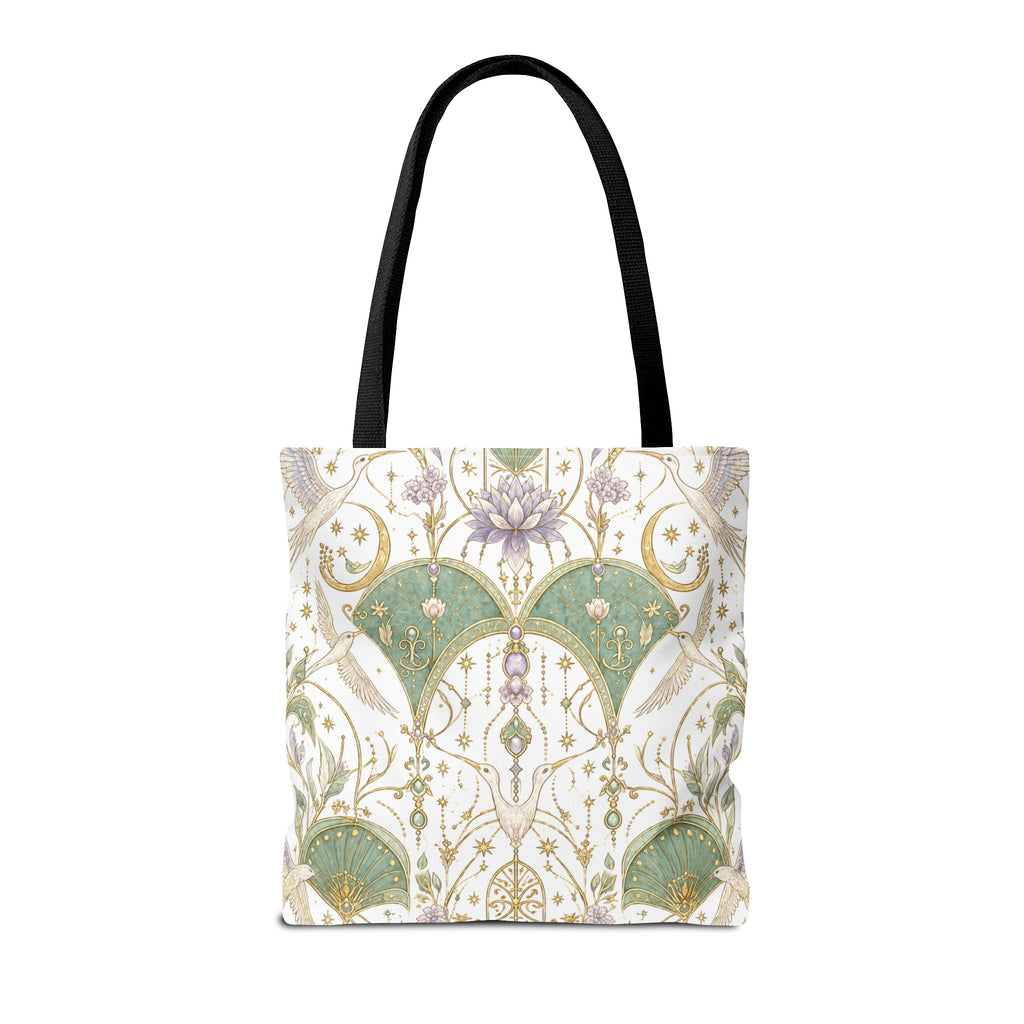 Celestial Aviary Moon Milk Tote Bag