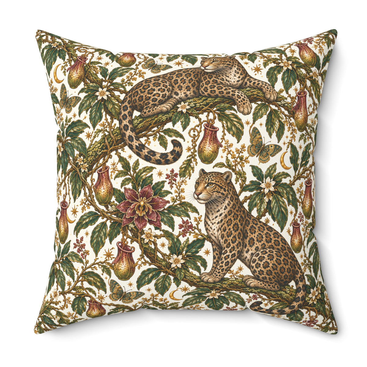 Cloud Leopard Reverie Moon Milk Decorative Pillow