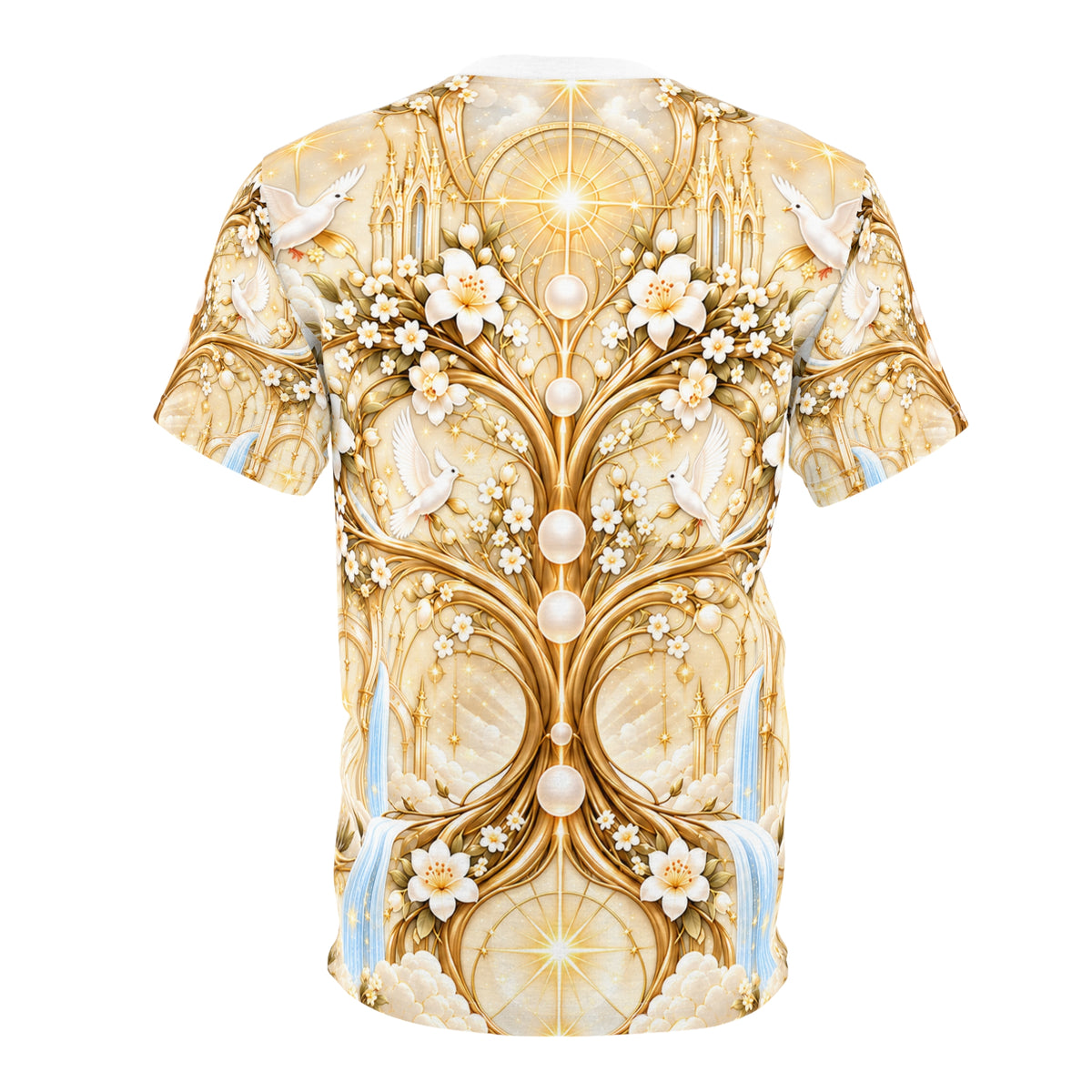 Tree of Heaven Alabaster Gold All-over-print T-Shirt