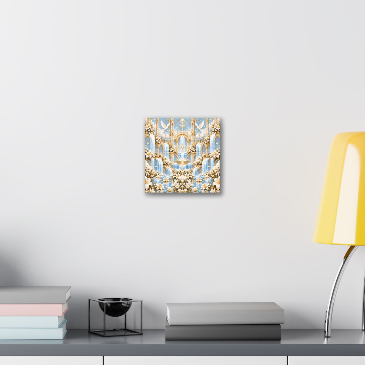 Living Waters Sanctuary Moonstone Ivory 8-inch Canvas