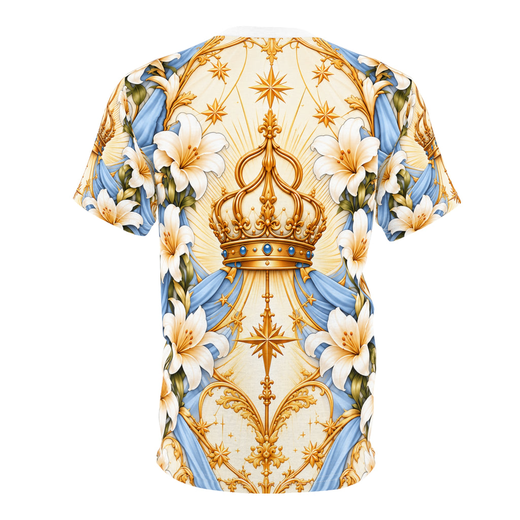 Queen of Heaven Ivory Gold All-over-print T-Shirt