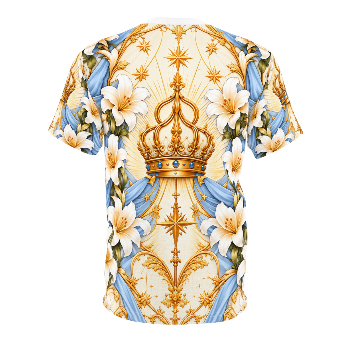 Queen of Heaven Ivory Gold All-over-print T-Shirt