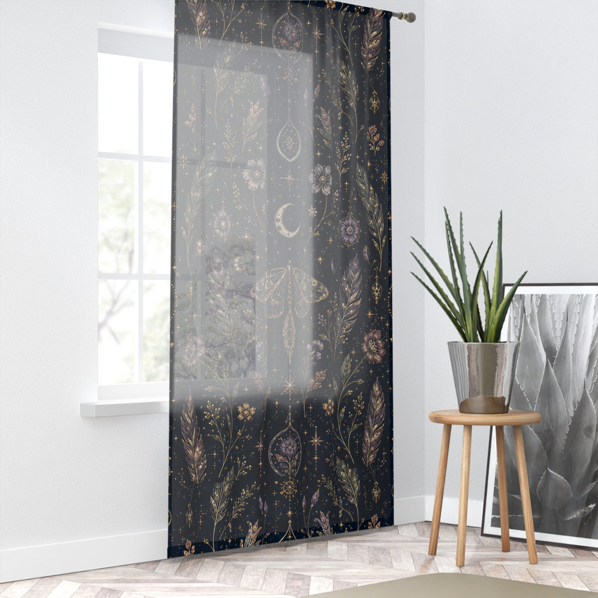 Talisman Moonlight Nocturne Window Curtain