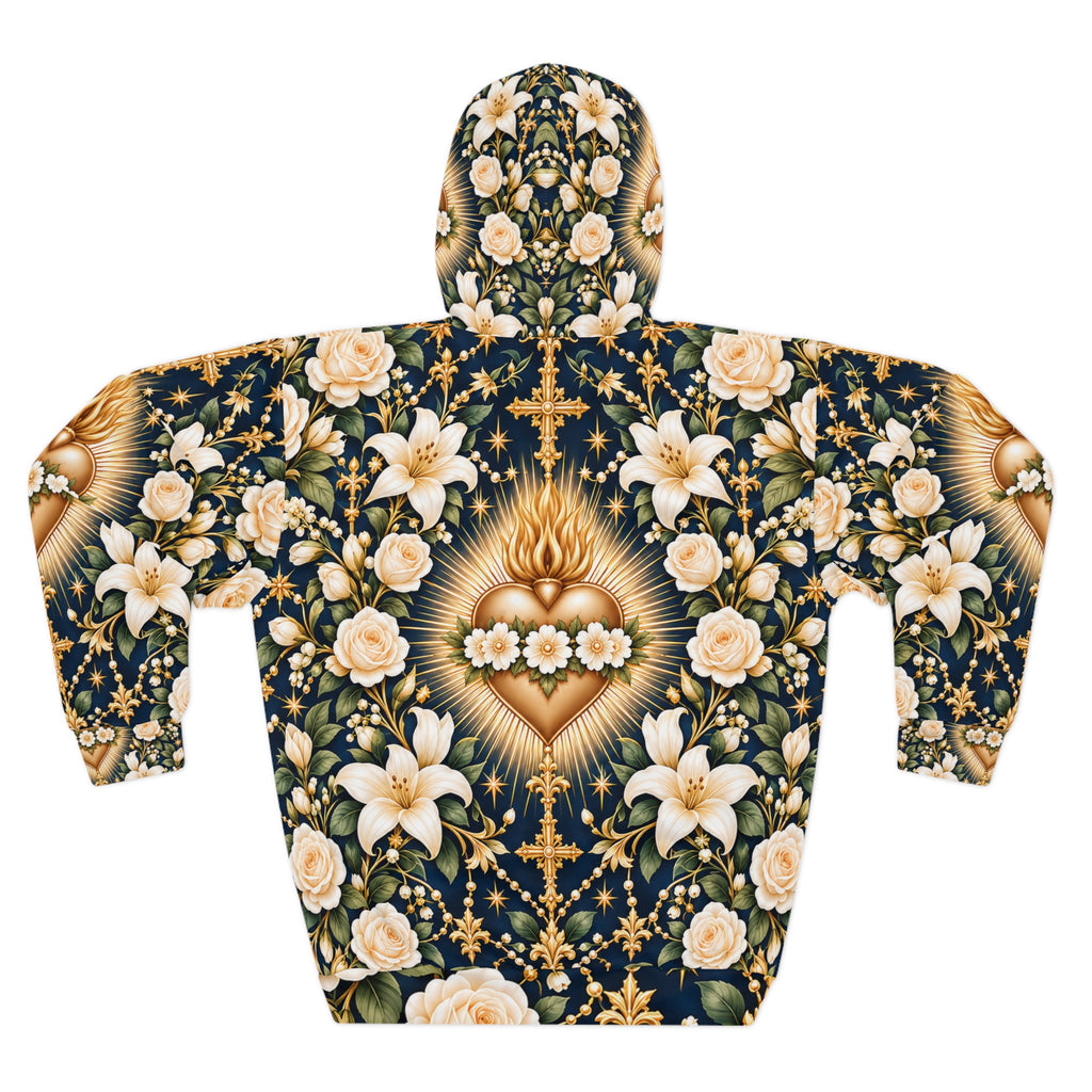 Immaculate Heart Midnight Blue Pullover Hoodie