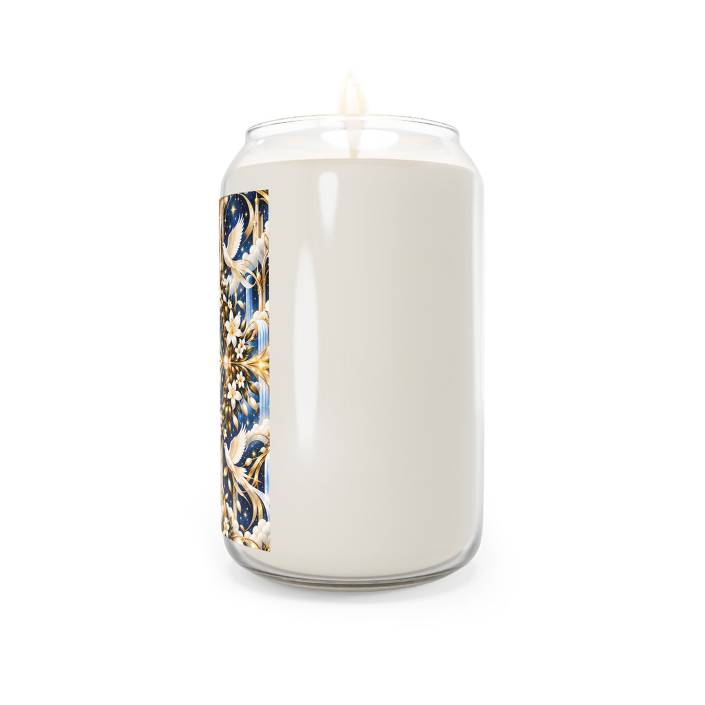Divine Light Mandala Celestial Blue Luxe Candle