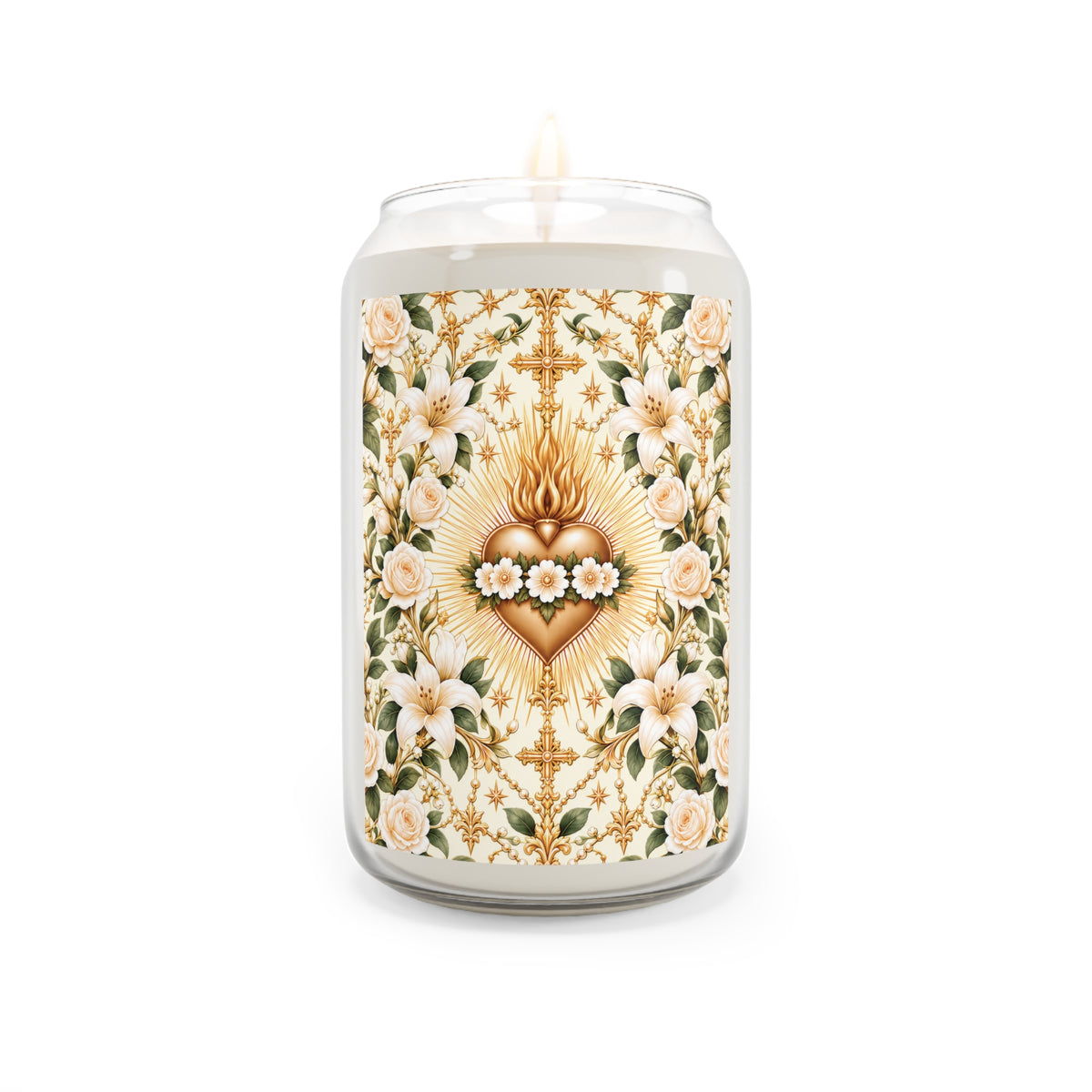 Immaculate Heart Ivory Luxe Candle