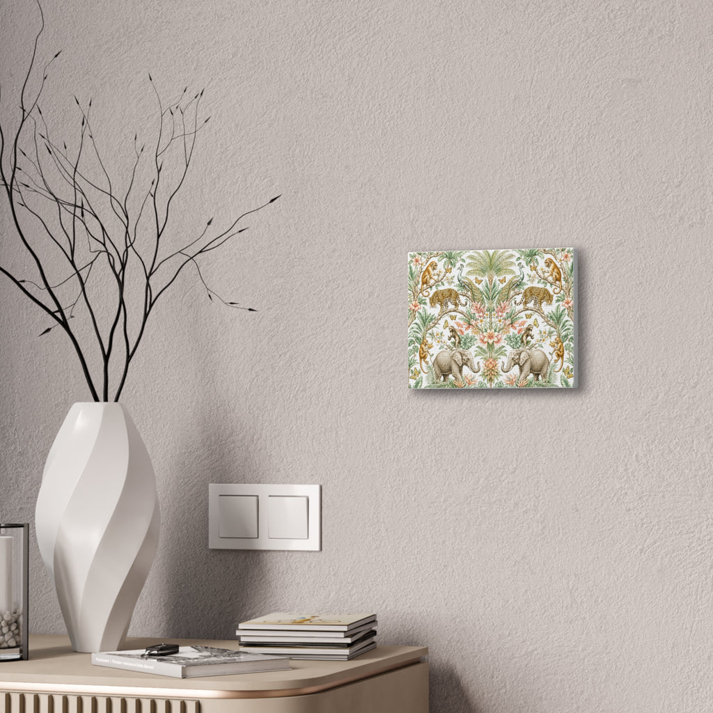 Mystic Jungle Ivory Eden Stretched Canvas