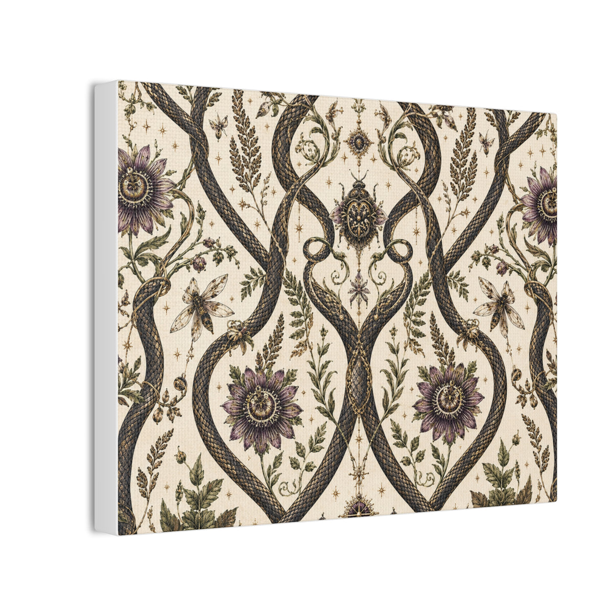 Serpent Conservatory Moon Milk Stretched Canvas