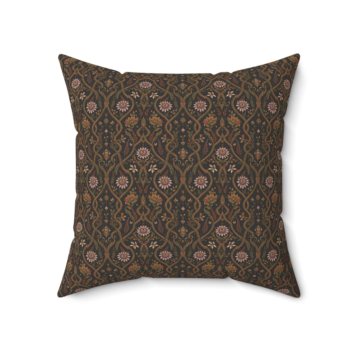 Serpent Conservatory Bronze Nocturne Decorative Pillow