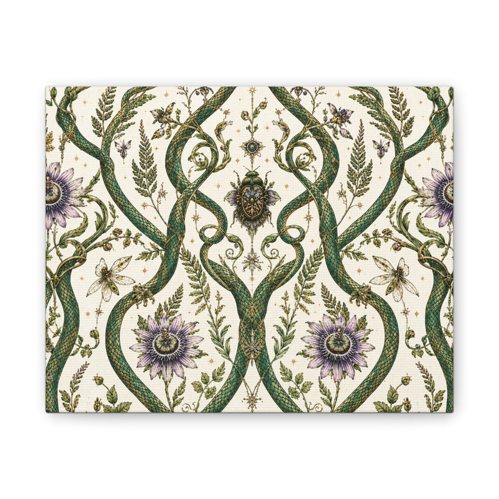 Serpent Conservatory Garden Mist Stretched Canvas