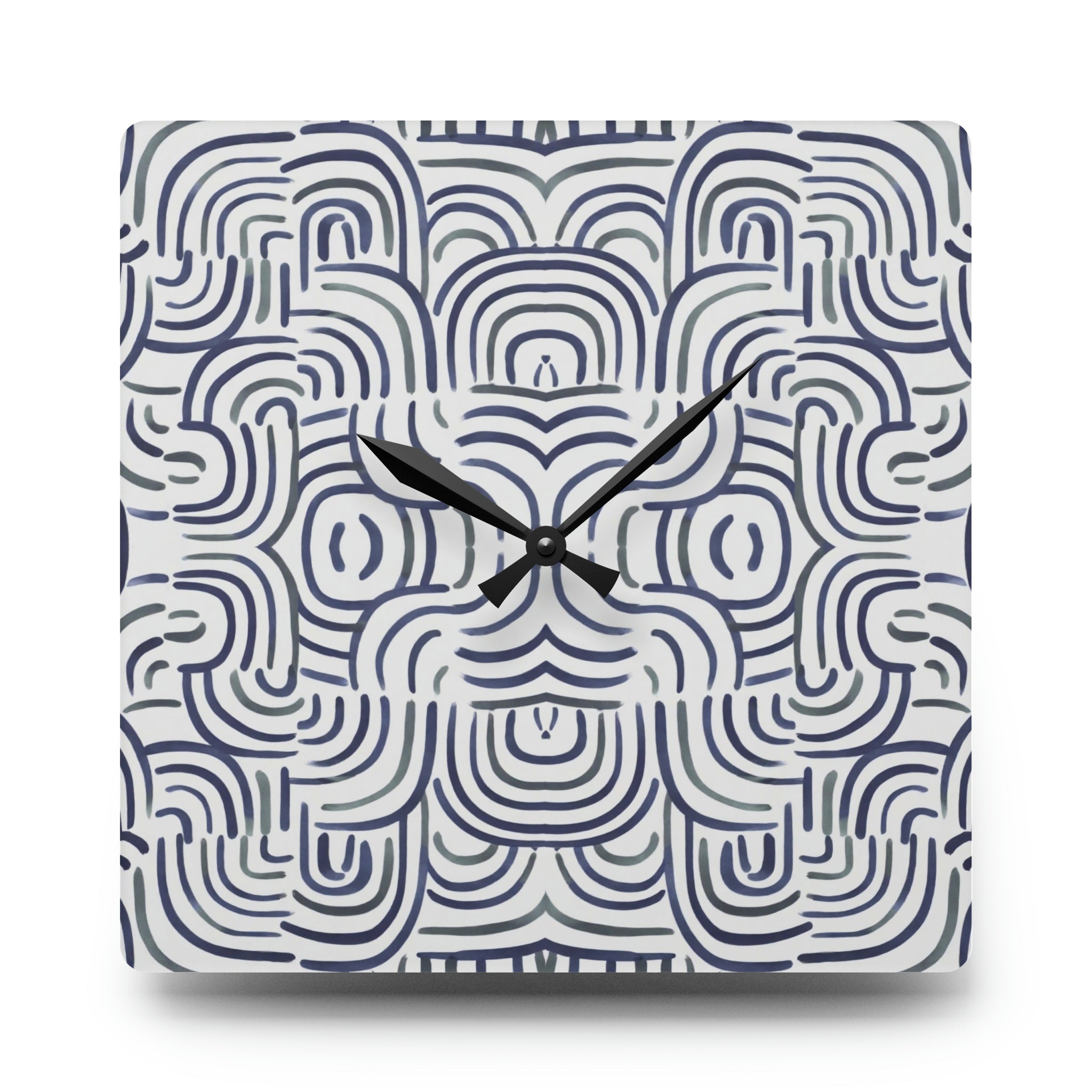 Abstract Geometric Acrylic Wall Clock