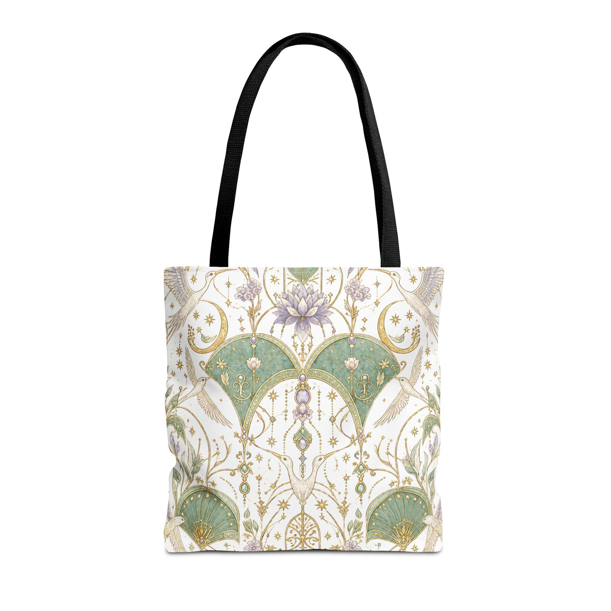 Celestial Aviary Moon Milk Tote Bag