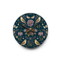 Botanical Bird's Nest Nocturne Acrylic Wall Clock