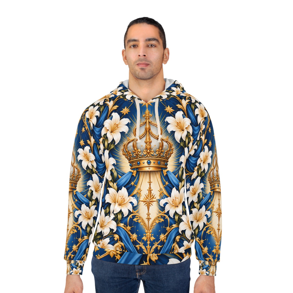 Queen of Heaven Royal Blue Pullover Hoodie