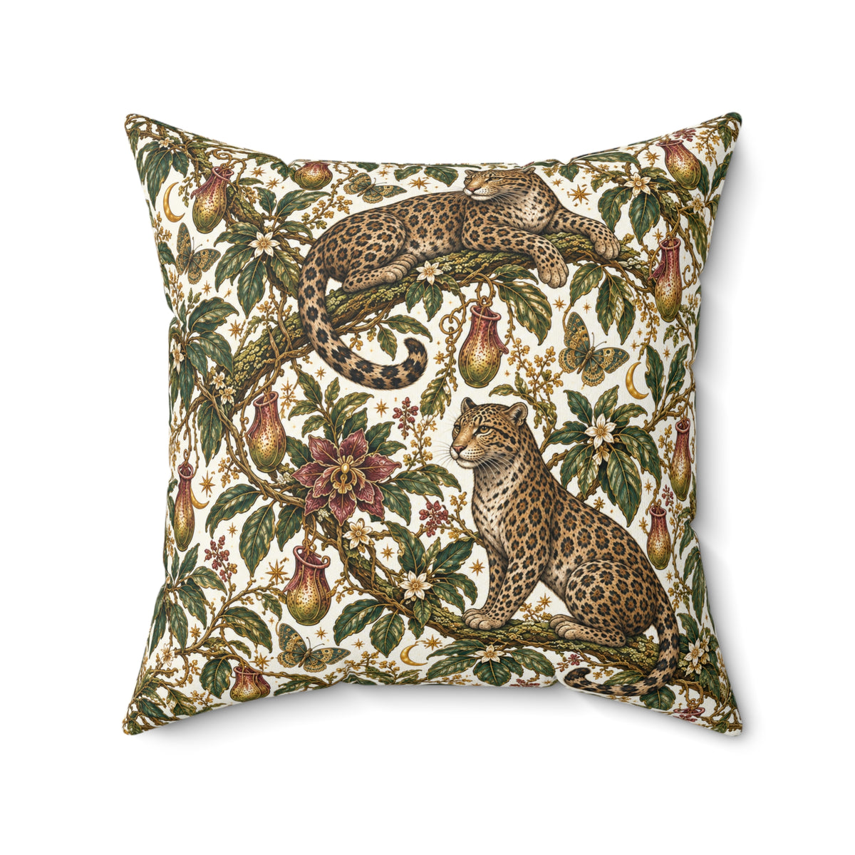 Cloud Leopard Reverie Moon Milk Decorative Pillow