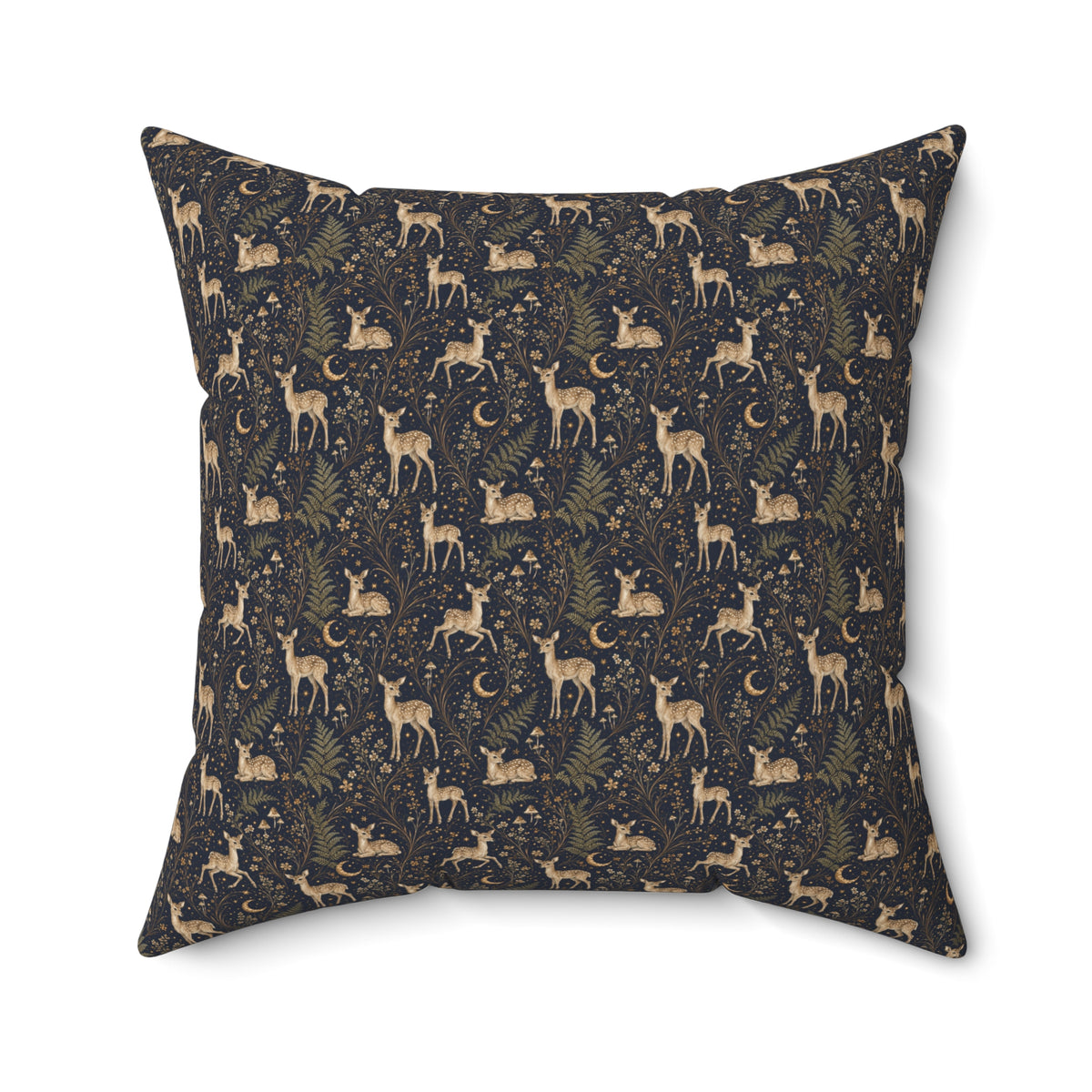 Astral Fawn Nocturne Decorative Pillow