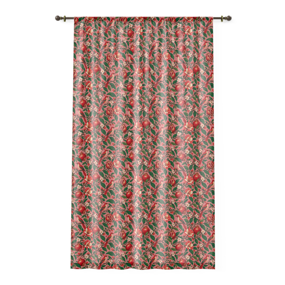 Gilded Orchard Pink Orchard Window Curtain
