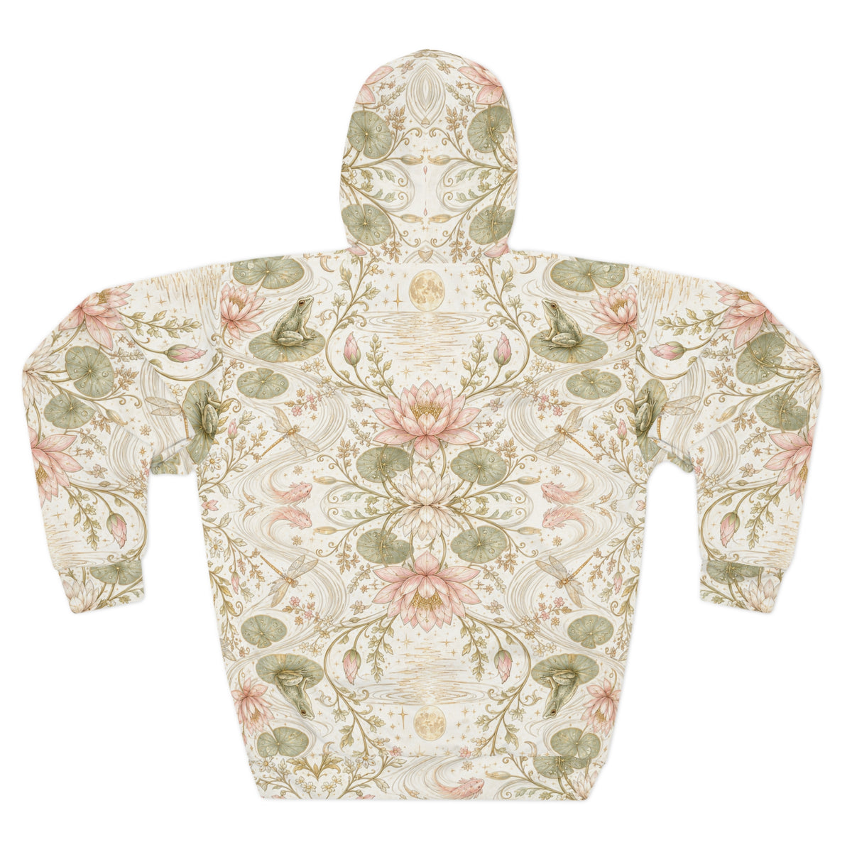 Nymphaea Nocturne Moon Milk Pullover Hoodie