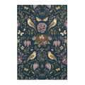 Botanical Bird's Nest Nocturne Area Rug