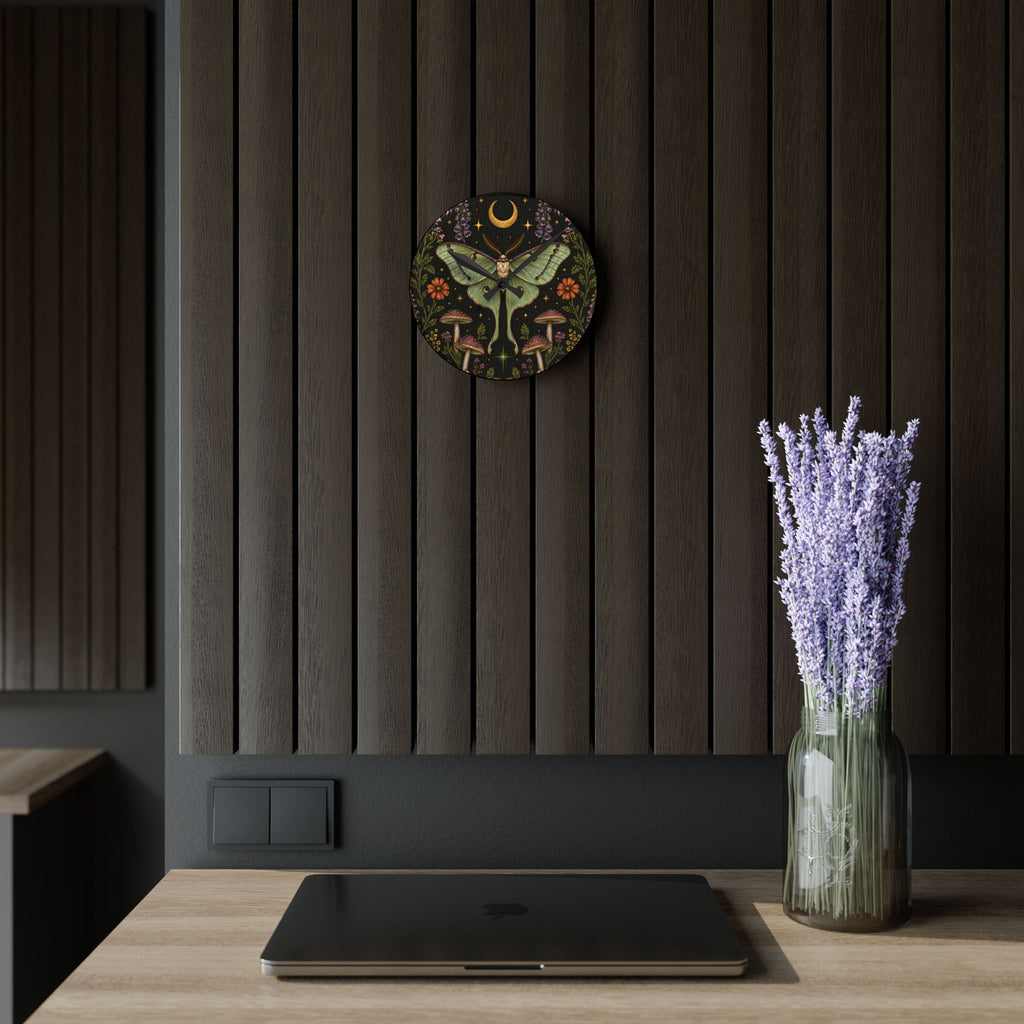 Luna Apothecary Nocturne Acrylic Wall Clock