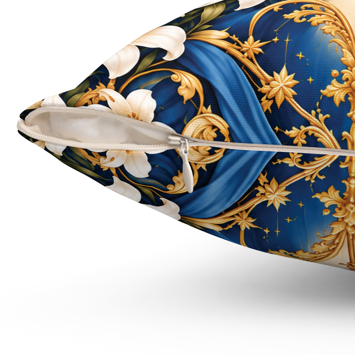 Queen of Heaven Royal Blue Decorative Pillow