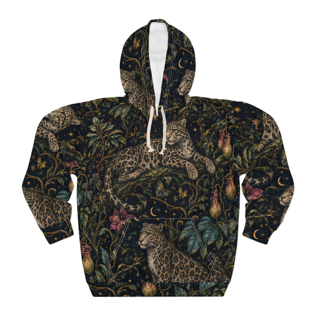 Cloud Leopard Reverie Nocturne Pullover Hoodie
