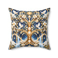 Tree of Heaven Celestial Blue Decorative Pillow