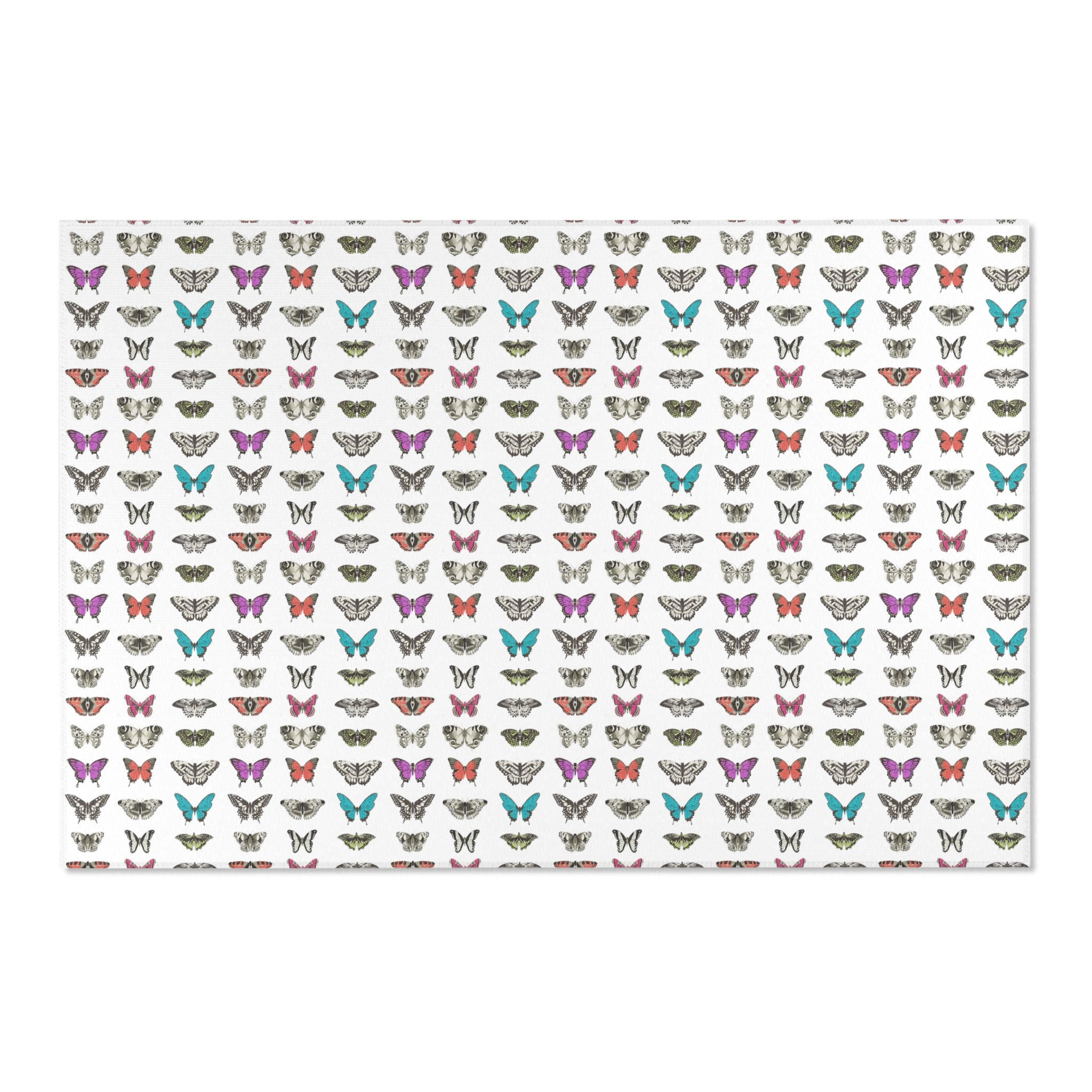 Butterfly and Moth Area Rug