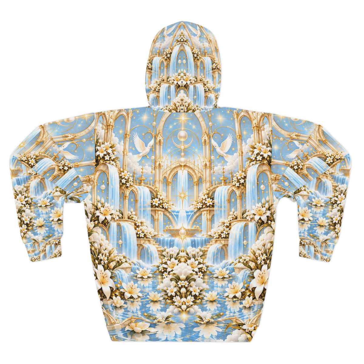 Living Waters Sanctuary Moonstone Ivory Pullover Hoodie