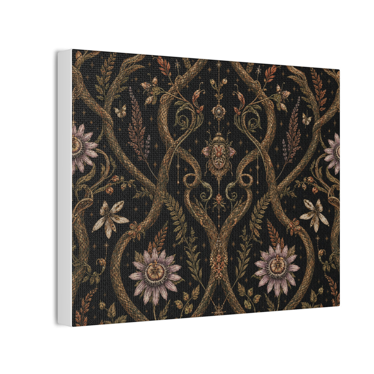 Serpent Conservatory Bronze Nocturne Stretched Canvas