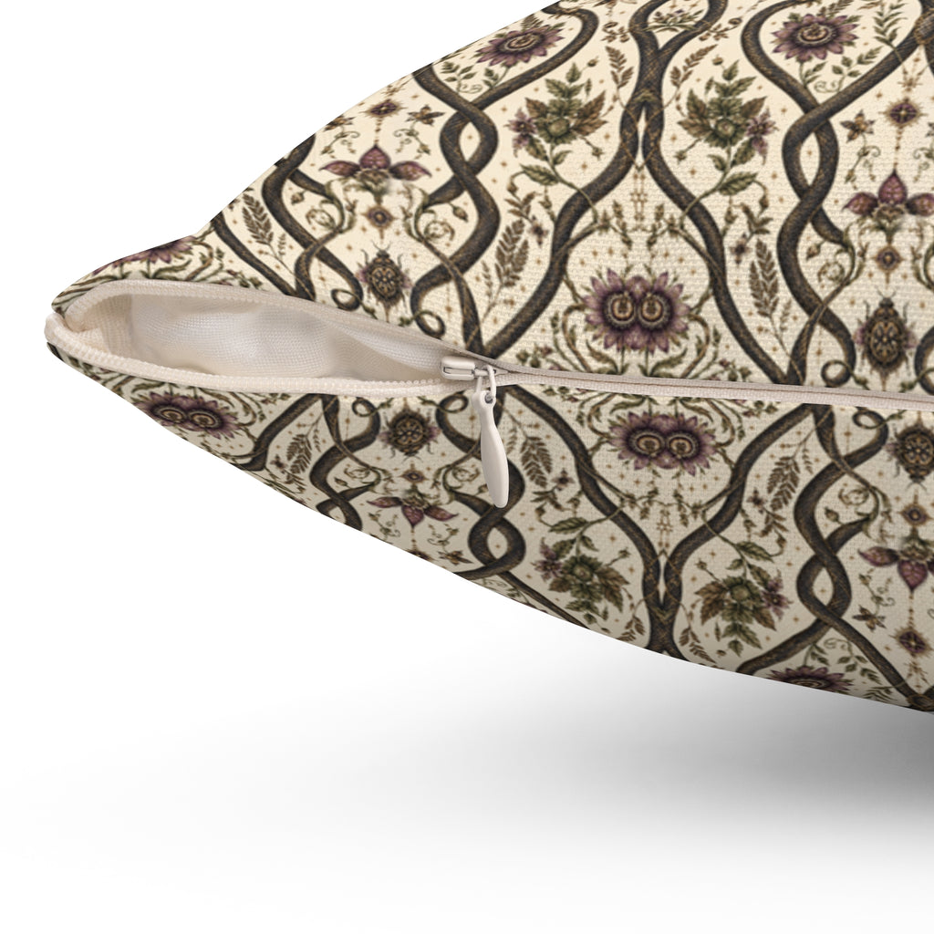Serpent Conservatory Moon Milk Decorative Pillow